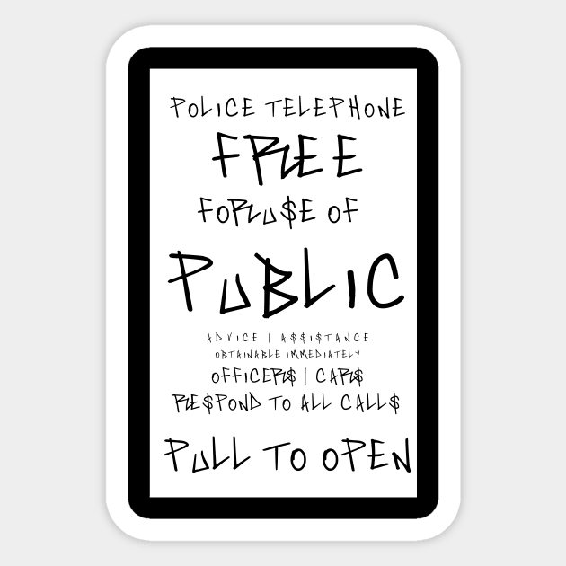 Pull To Open Sign Sticker by Thisdorkynerd